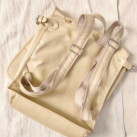 🌼 blonde tan explorer knapsack book bag - Picture 2 of 8